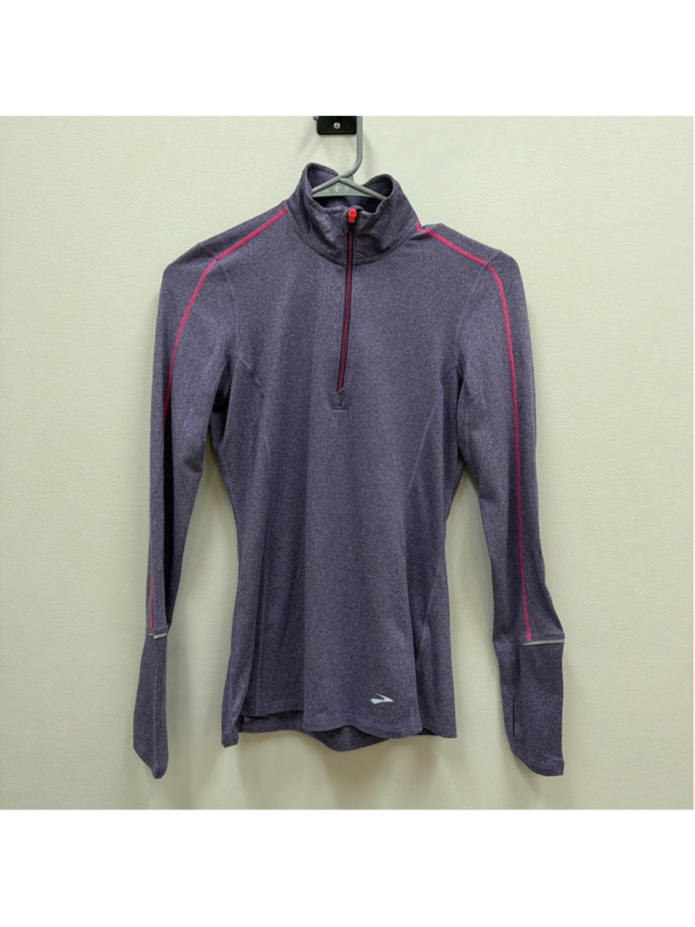 Brooks Purple Pink Women's 1/2 Zip Pullover Sz XS!